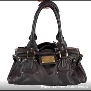 Authentic Chloé Paddington Leather Handbag